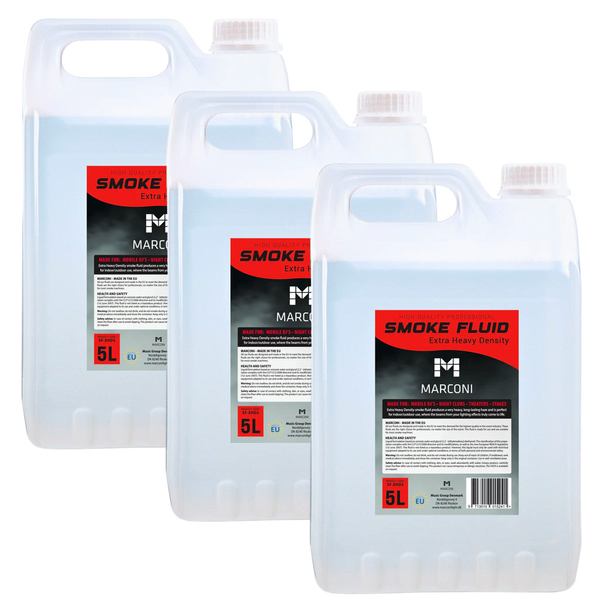 3 x 5L Smoke Liquid (Extra Heavy)