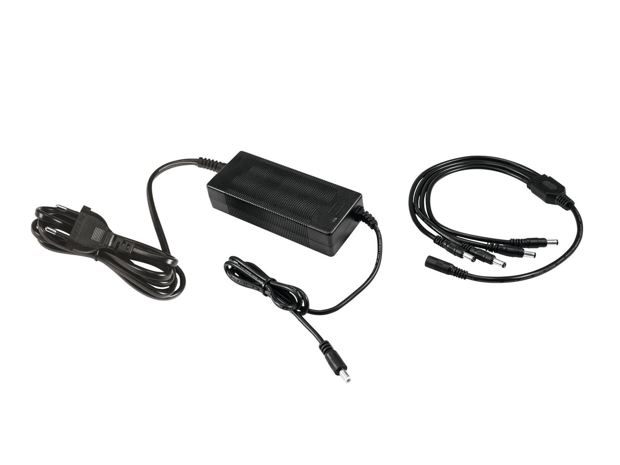 EUROLITE Set 4x AKKU IP Flat Light 1 chrome + Soft Bag + Charger