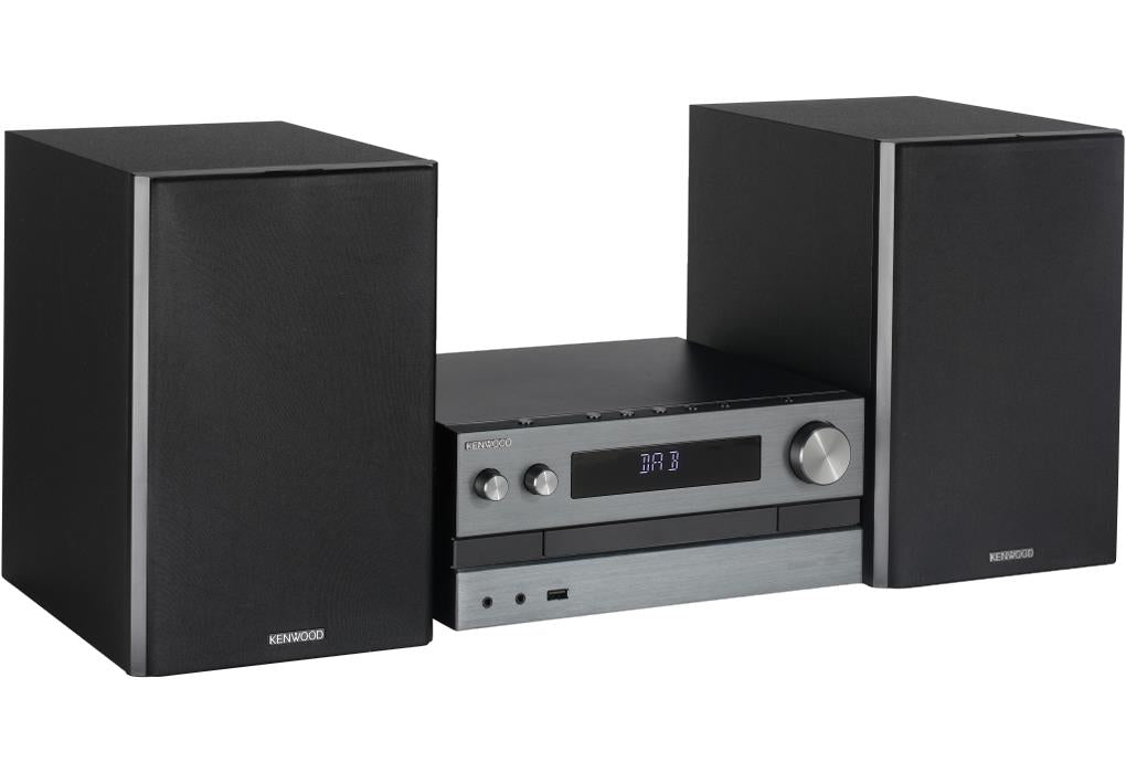 Kenwood M-918DAB-H - Mini system with Bluetooth and DAB+, Aluminium