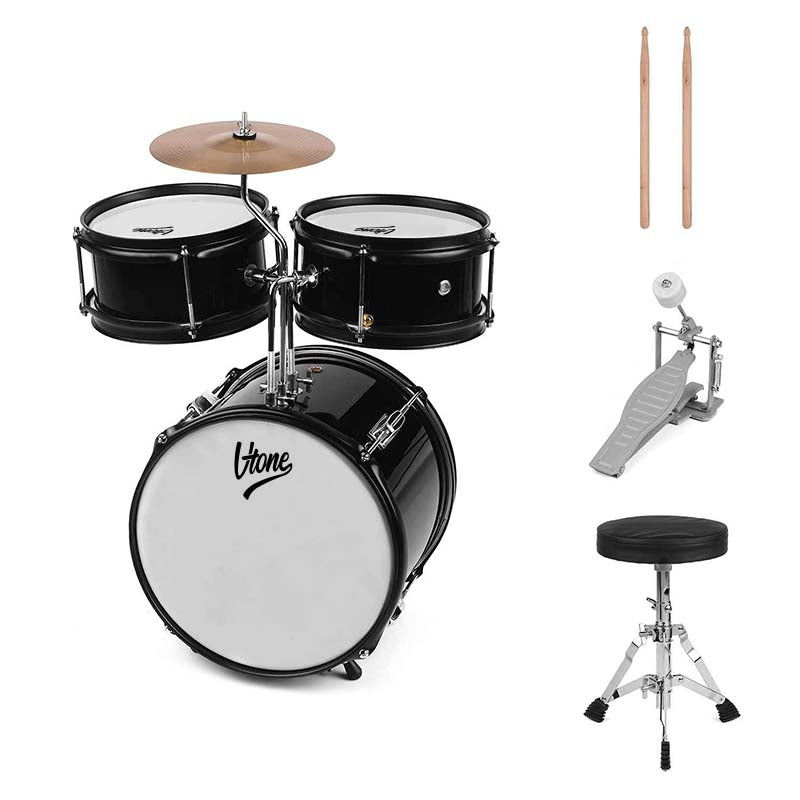 V-TONE VD Junior BK Children's Drum Set – Acoustic Drum Set for Kids