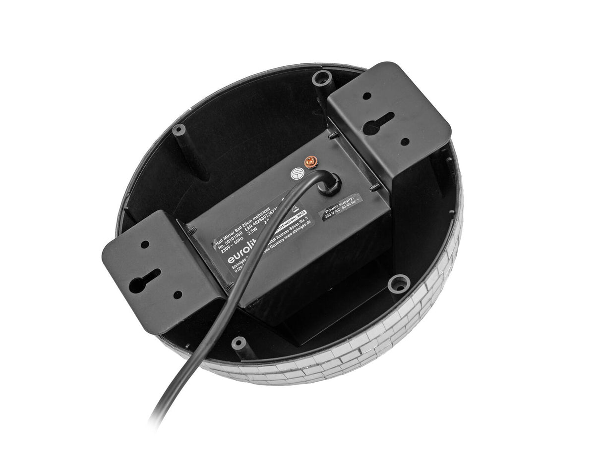 EUROLITE Half Mirror Ball 20cm motorized