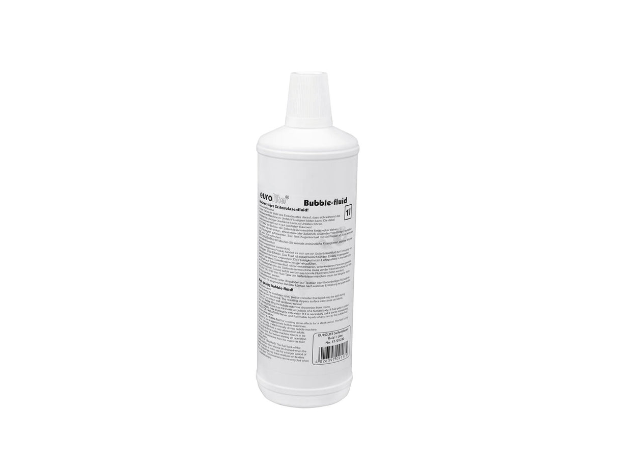 EUROLITE Set B-90 Bubble Machine black + Bubble Fluid 1l