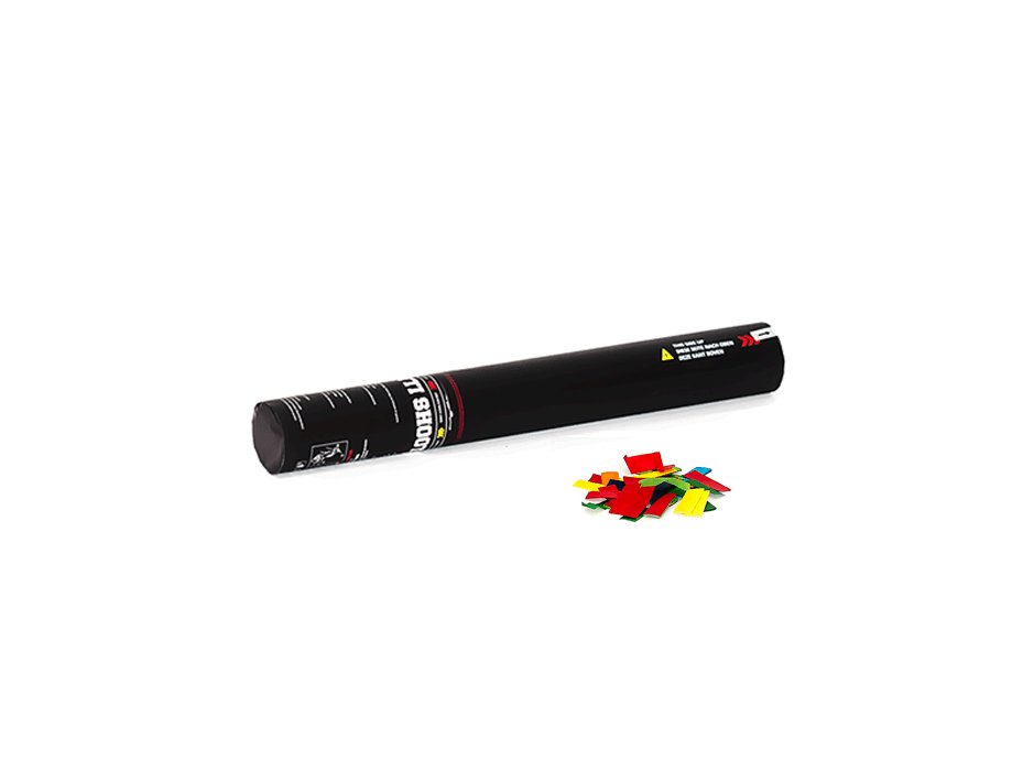 Confetti tube 28 cm, handheld (Mix)