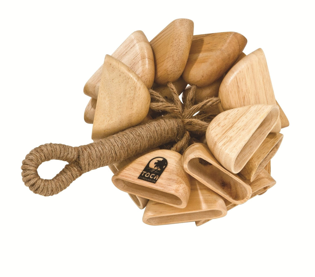Toca Sound effects Wooden rattle with handle (T-WRH)