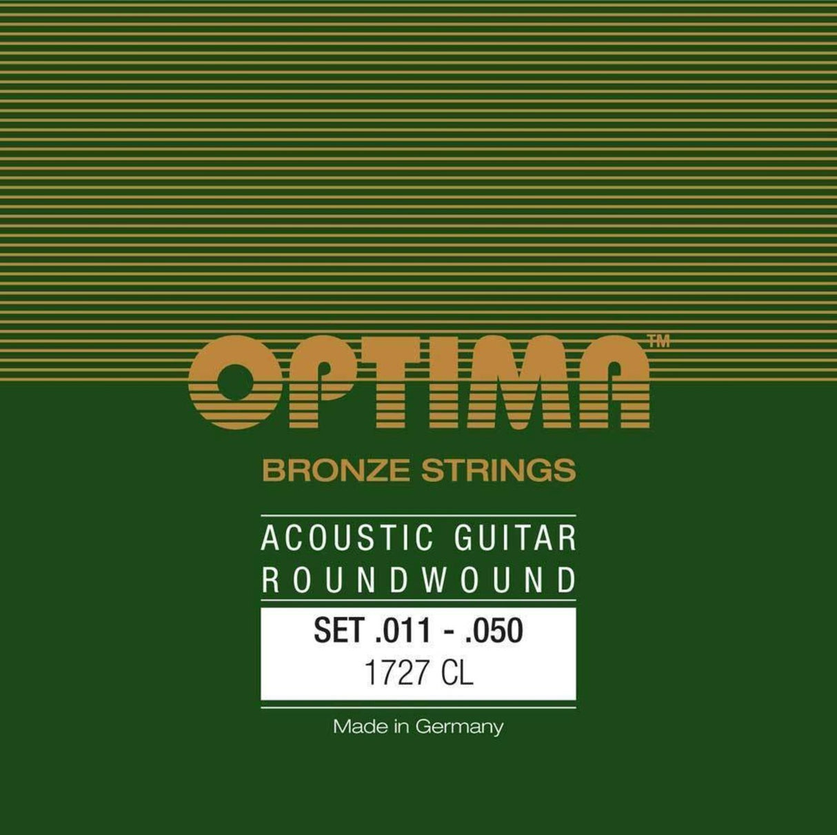 Optima Strings for Acoustic Guitars Bronze strings - Custom-light set (1727CL)