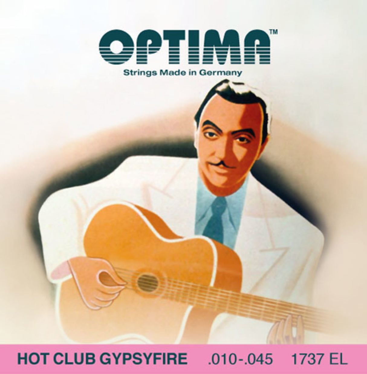 Optima Strings for Acoustic Guitars Hot Club Gypsyfire silver plated - Set (1737EL)