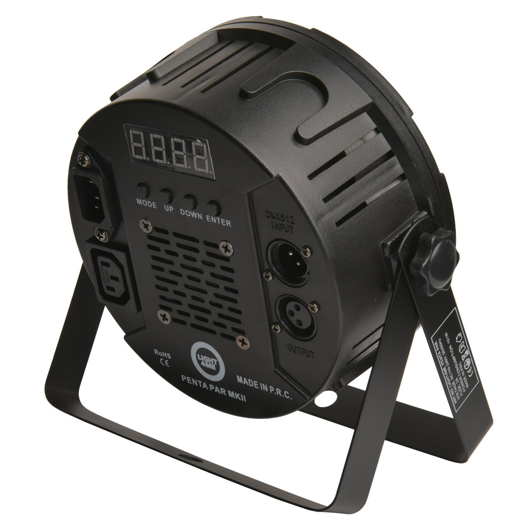 LIGHT4ME PENTA PAR 8x12W MKII RGBWA LED slank