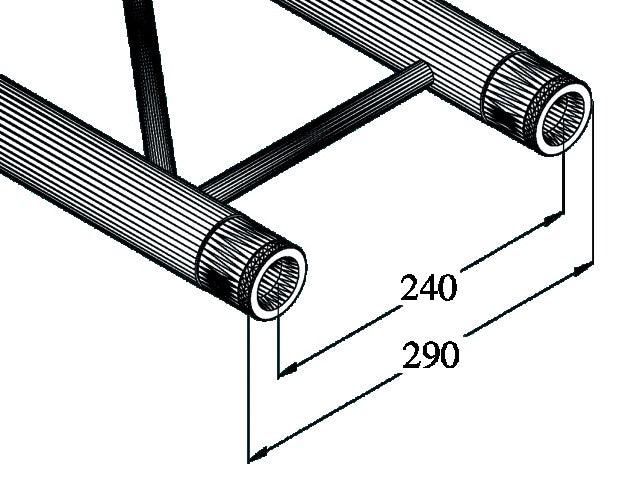 Alutruss BILOCK BQ2-2000 2 meters