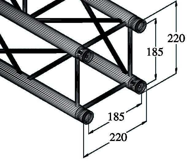 Alutruss DECOLOCK DQ4-750 (0,75m)