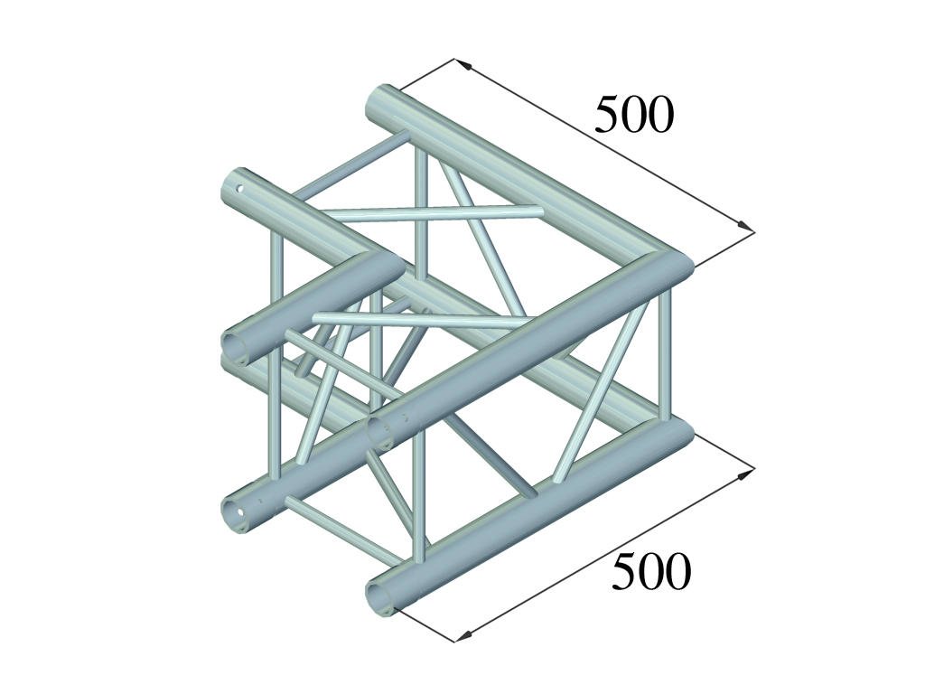 Alutruss QUADLOCK 6082C-21 2-way corner 90°