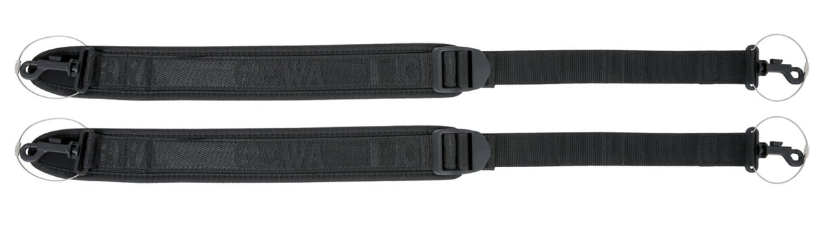 GEWA Backpack strap set for shaped violin/viola case - Backpack straps, 2 pieces (Length 56 - 96 cm)