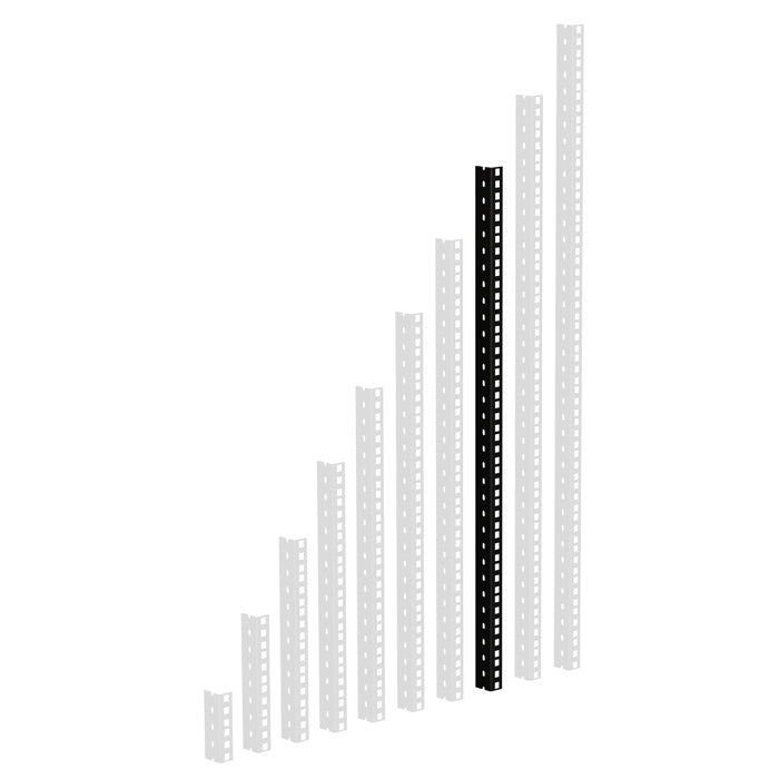 Adam Hall 61535 B Heavy Duty Rack Rail Black
