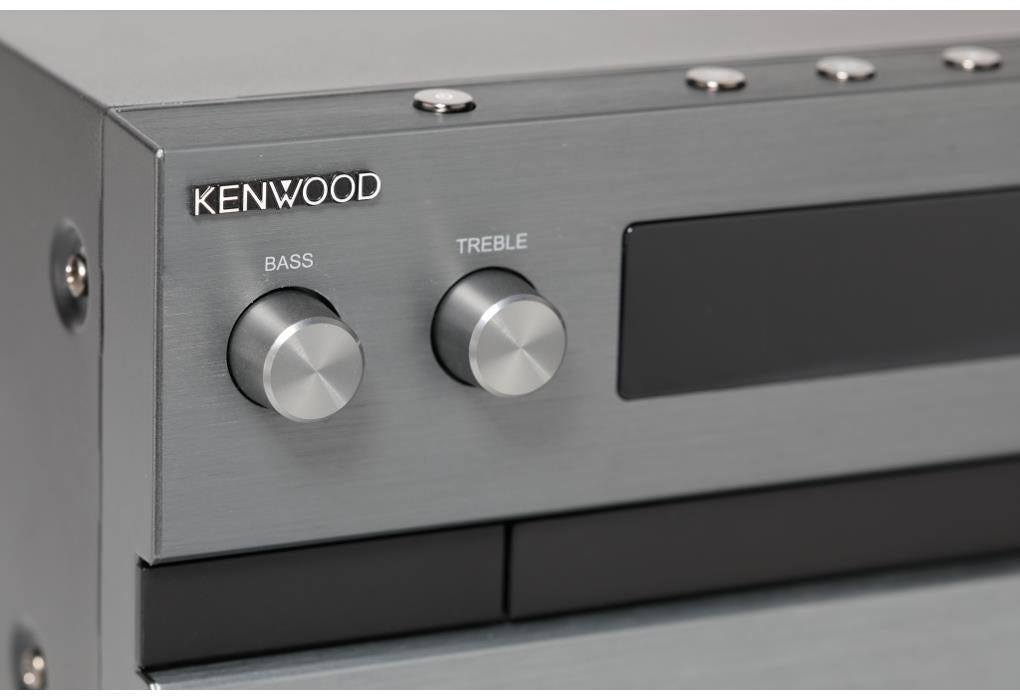 Kenwood M-918DAB-H - Mini system with Bluetooth and DAB+, Aluminium