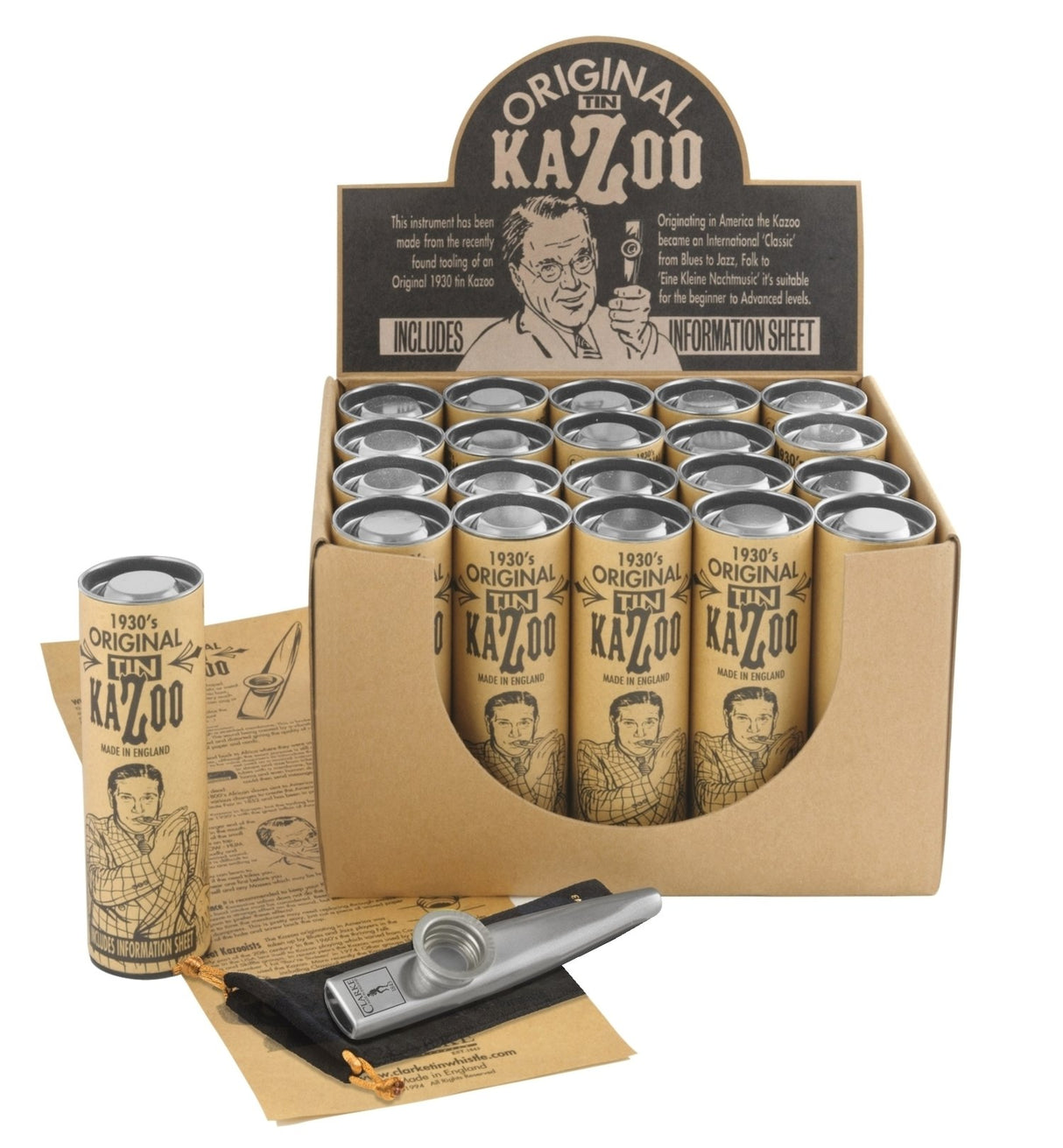 GEWA Kazoo - silver-colored