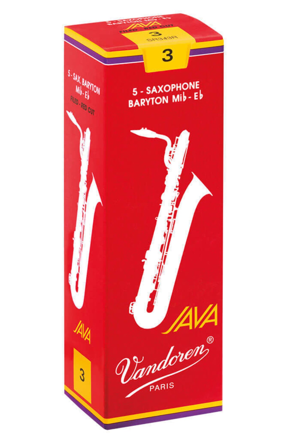 Vandoren Reeds Baritone Saxophone Java Filed Red - 4