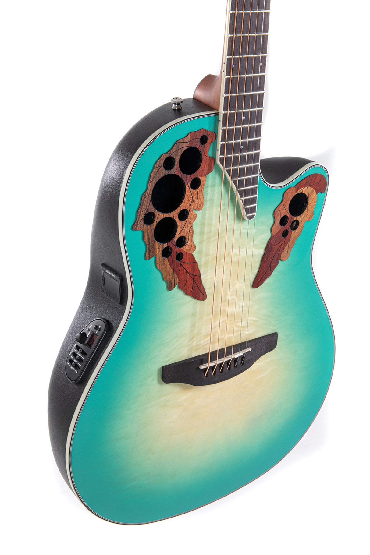 Ovation E-Acoustic Guitars Celebrity Elite Plus Mid Cutaway - Mintburst (CE44X-9B-G)