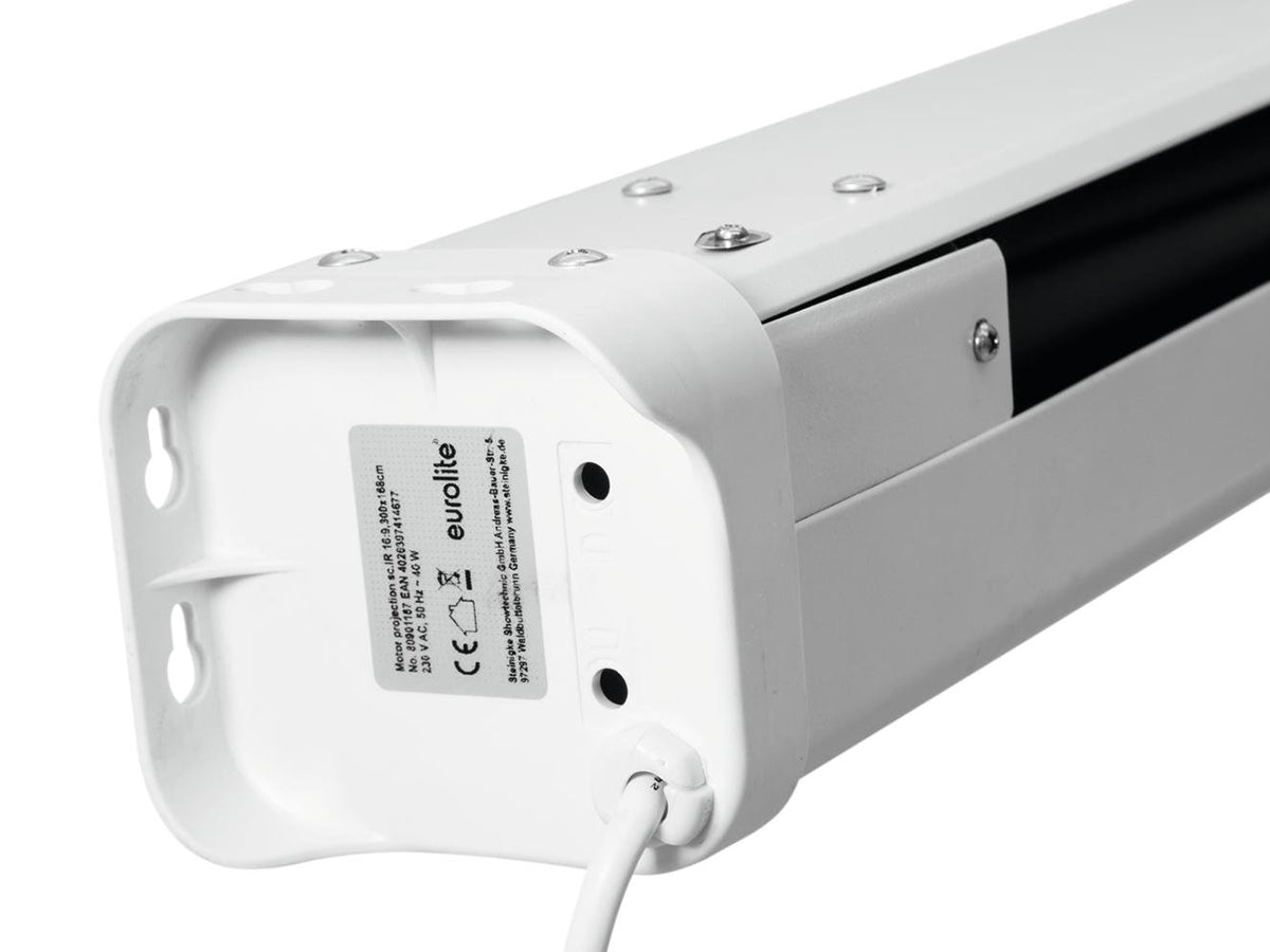 Motor Projector screen 16:9 300x168cm