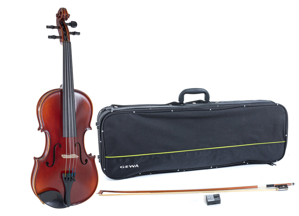 GEWA Violins Ideale - 4/4 (Ready to play incl. violin case, Massaranduba bow, Larsen Aurora strings, transport-secured)