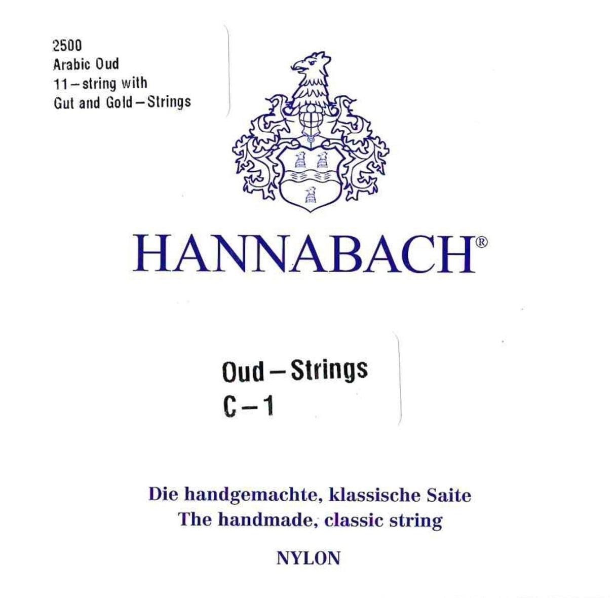 Hannabach Oud strings AOUD gut strings - Set 2500