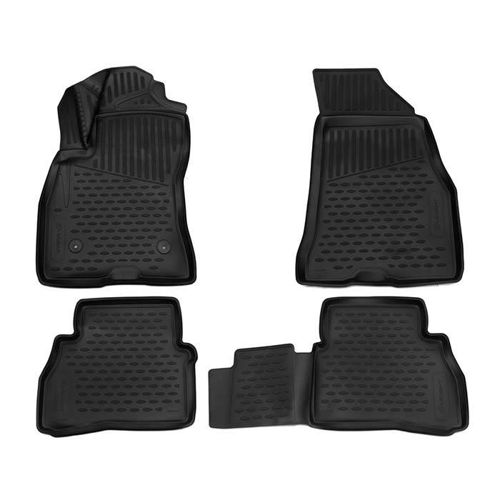 Rubber mats Fiat Doblo II 2015->