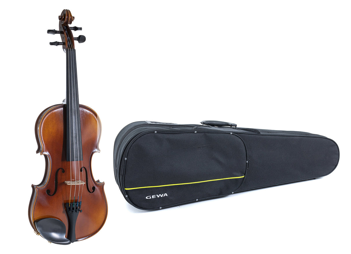 GEWA Violins Allegro - 4/4 (Ready to play incl. shaped case, without bow, with Larsen Aurora strings, transport-secured)