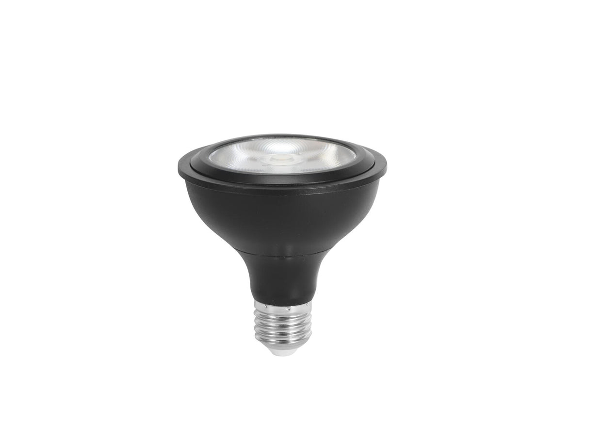 EUROLITE Set PAR-30 Spot bk + PAR-30 230V COB 12W E-27 LED 1800-3000K dim2warm