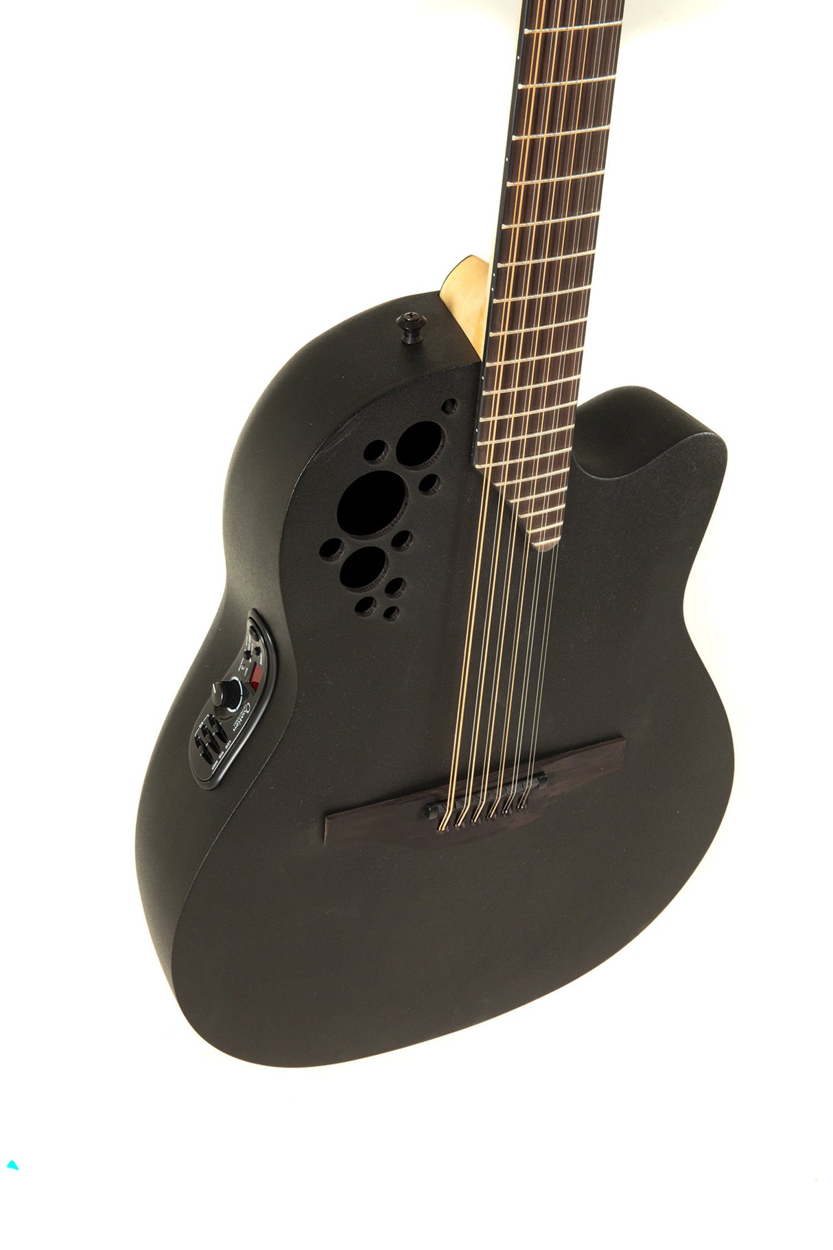Ovation E-Acoustic Guitars Elite TX Deep Contour Cutaway 12-string - Black Textured (2058TX-5-G)