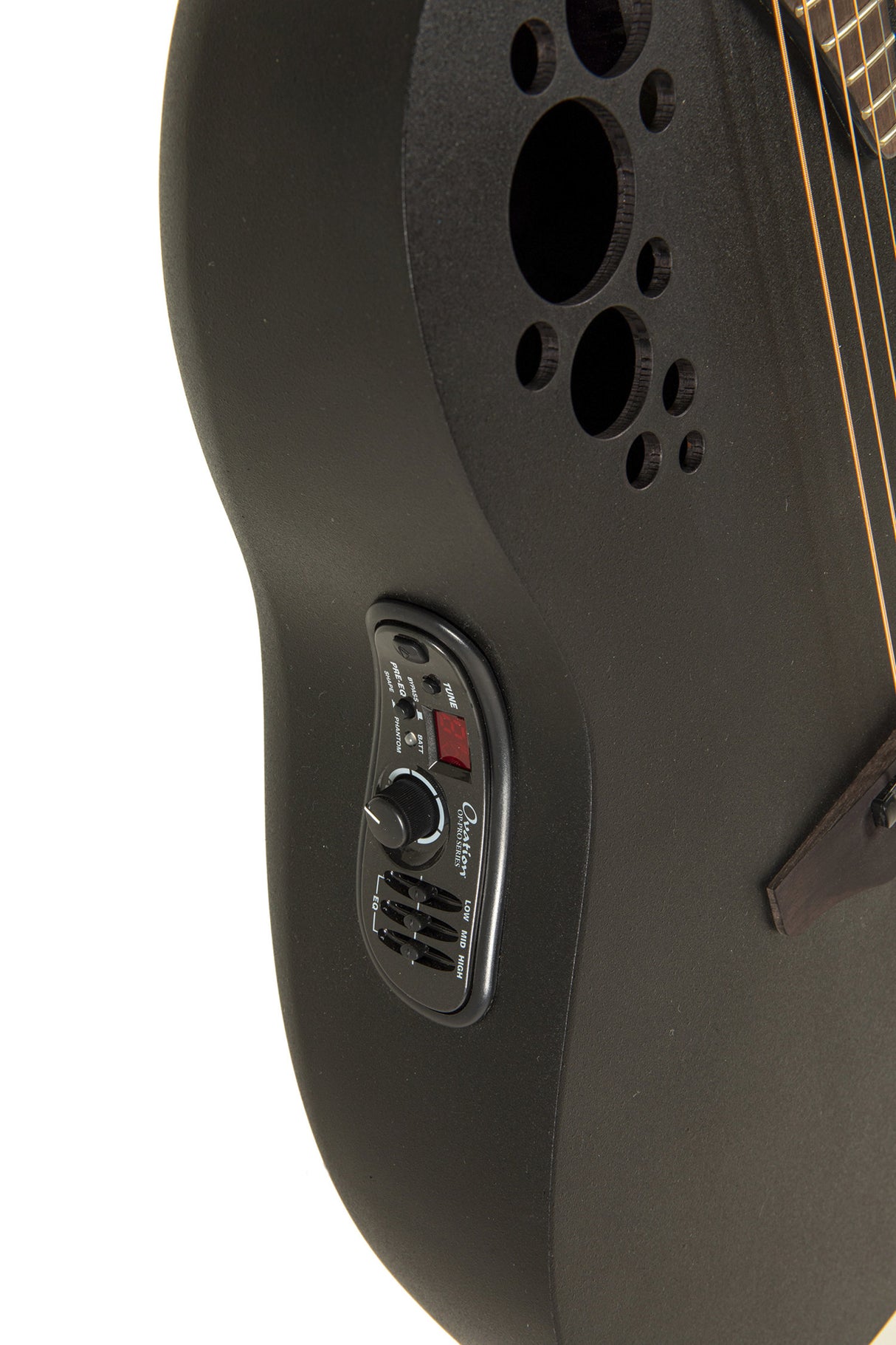 Ovation E-Acoustic Guitars Elite TX Deep Contour Cutaway - Black Textured (2078TX-5-G)