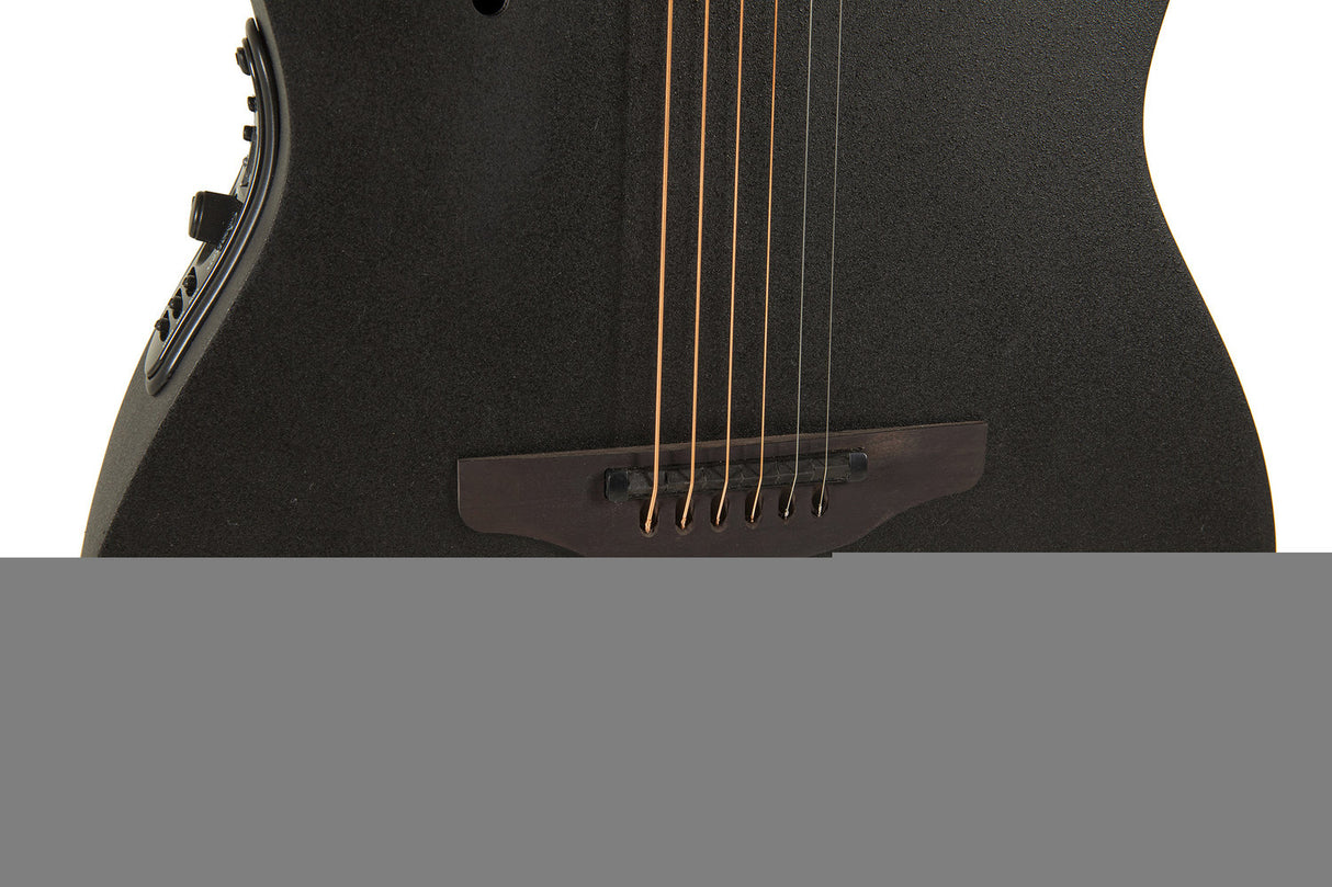 Ovation E-Acoustic Guitars Elite TX Deep Contour Cutaway - Black Textured (2078TX-5-G)