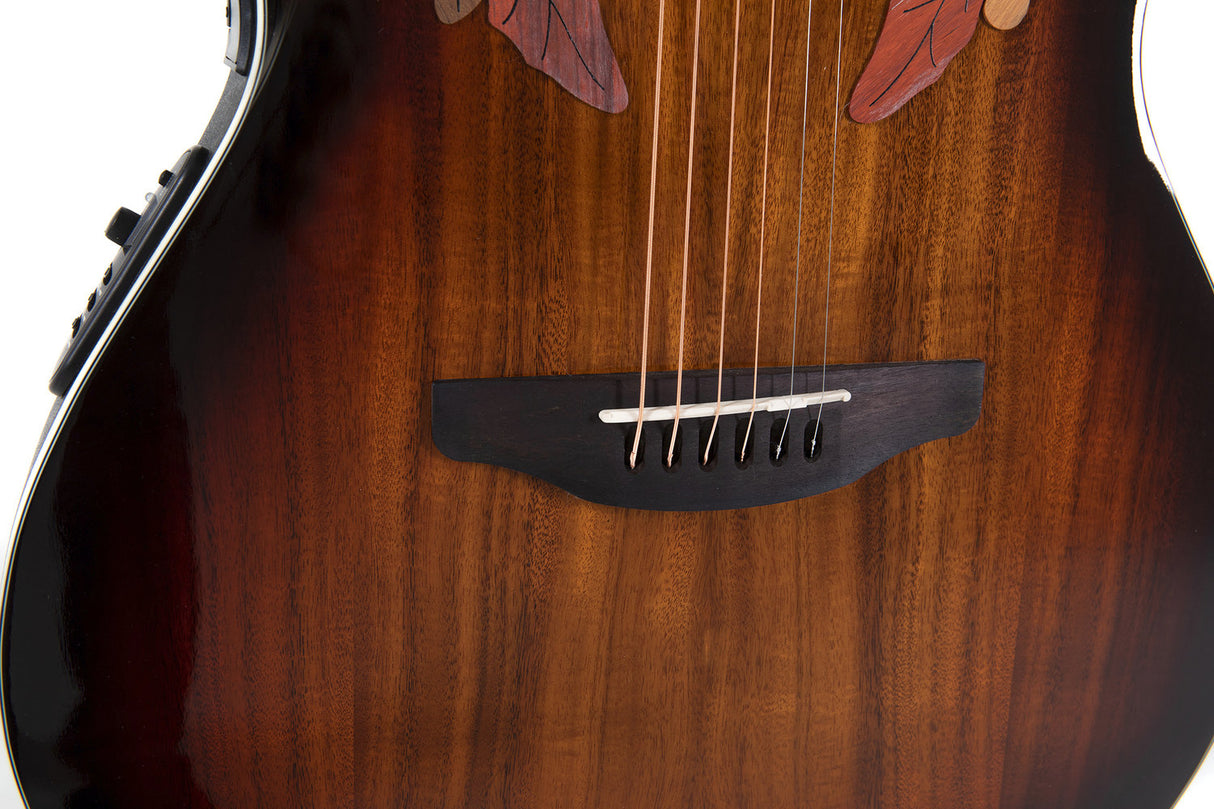 Ovation E-Acoustic Guitars Celebrity Elite Plus Super Shallow - Koa Burst (CE48P-KOAB-G)