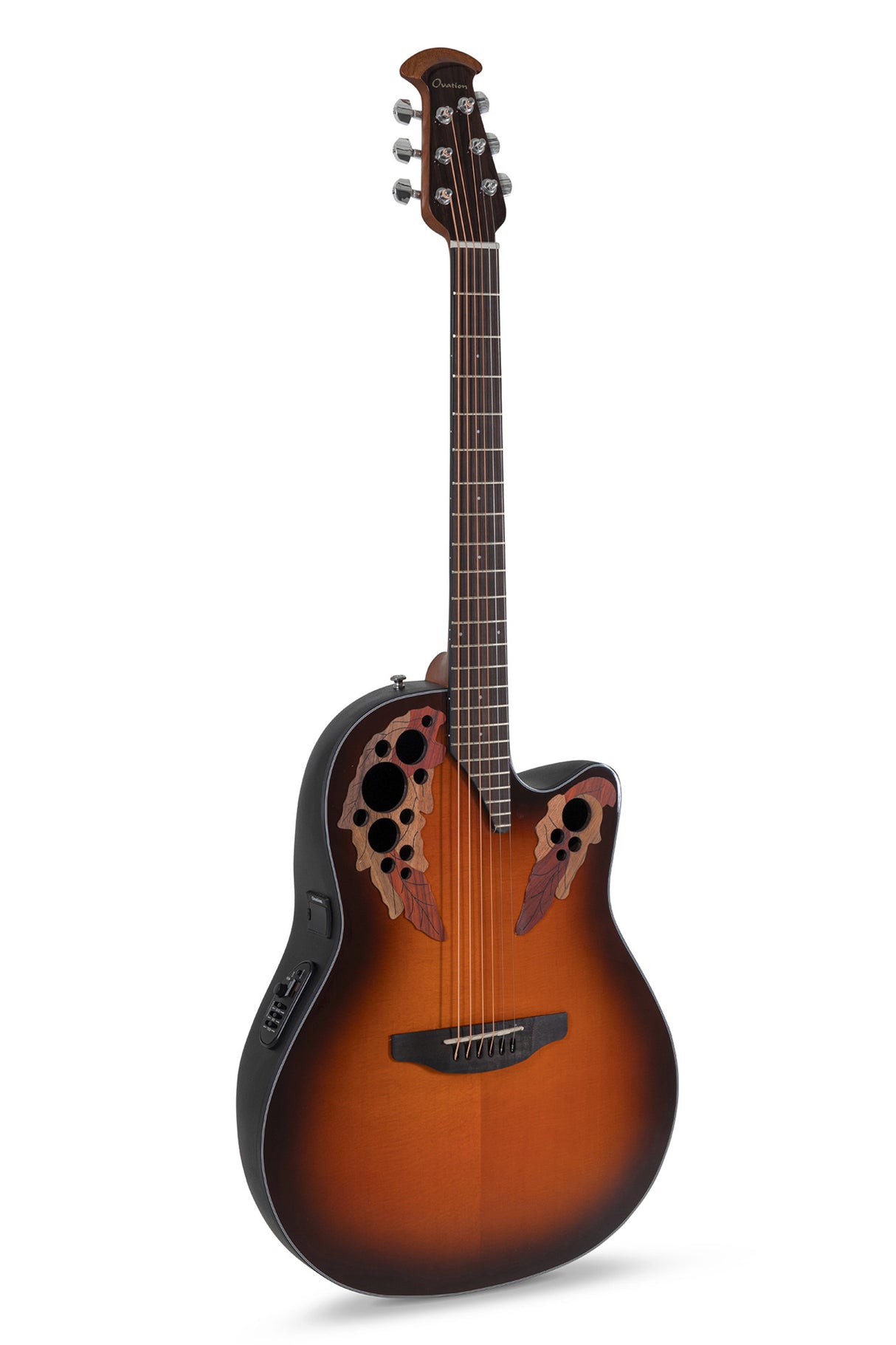 Ovation E-Acoustic Guitars Celebrity Elite Mid Cutaway - Sunburst (CE44-1-G)