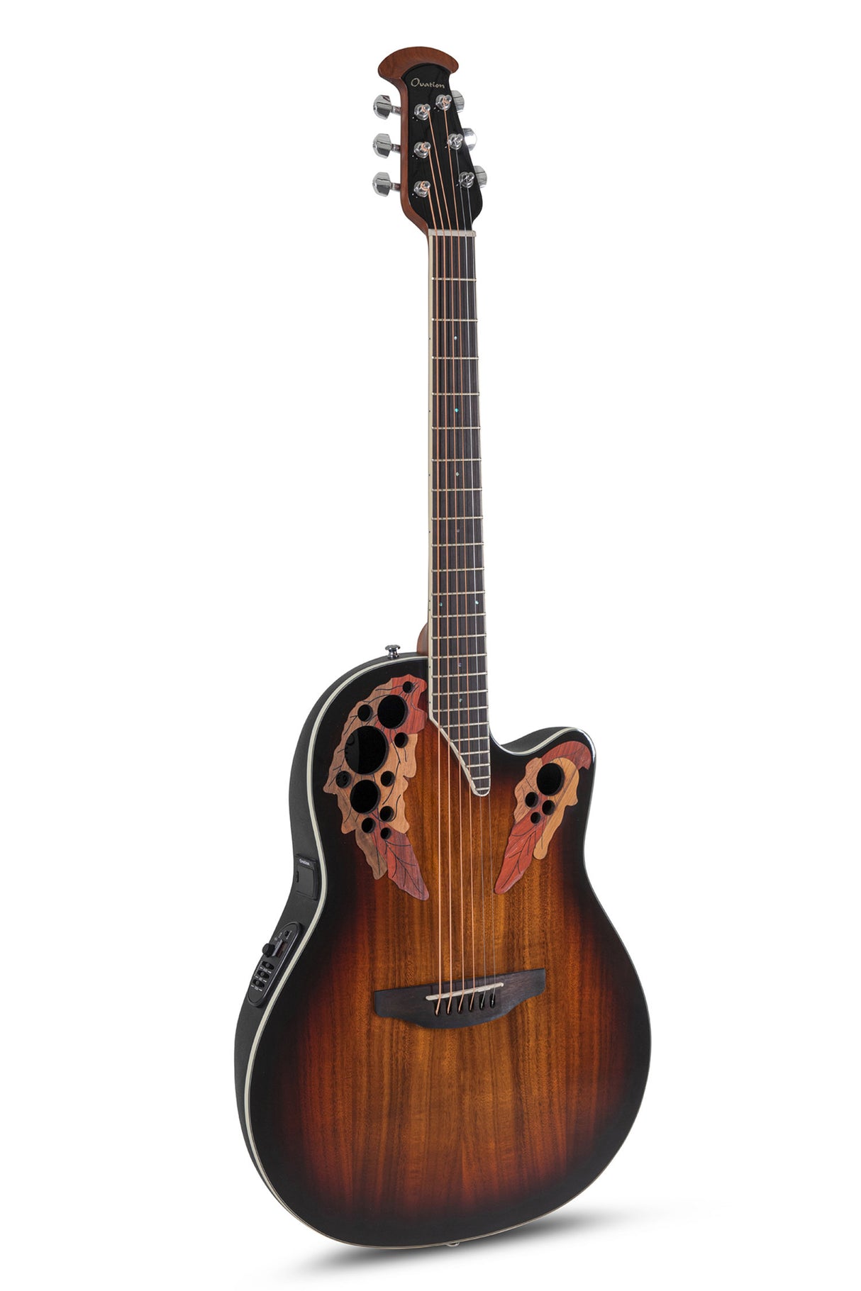 Ovation E-Acoustic Guitars Celebrity Elite Plus Super Shallow - Koa Burst (CE48P-KOAB-G)