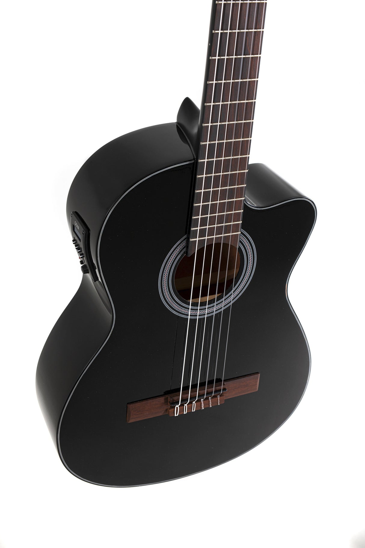 GEWA E-Acoustic classical guitar Student Black - E-Acoustic black