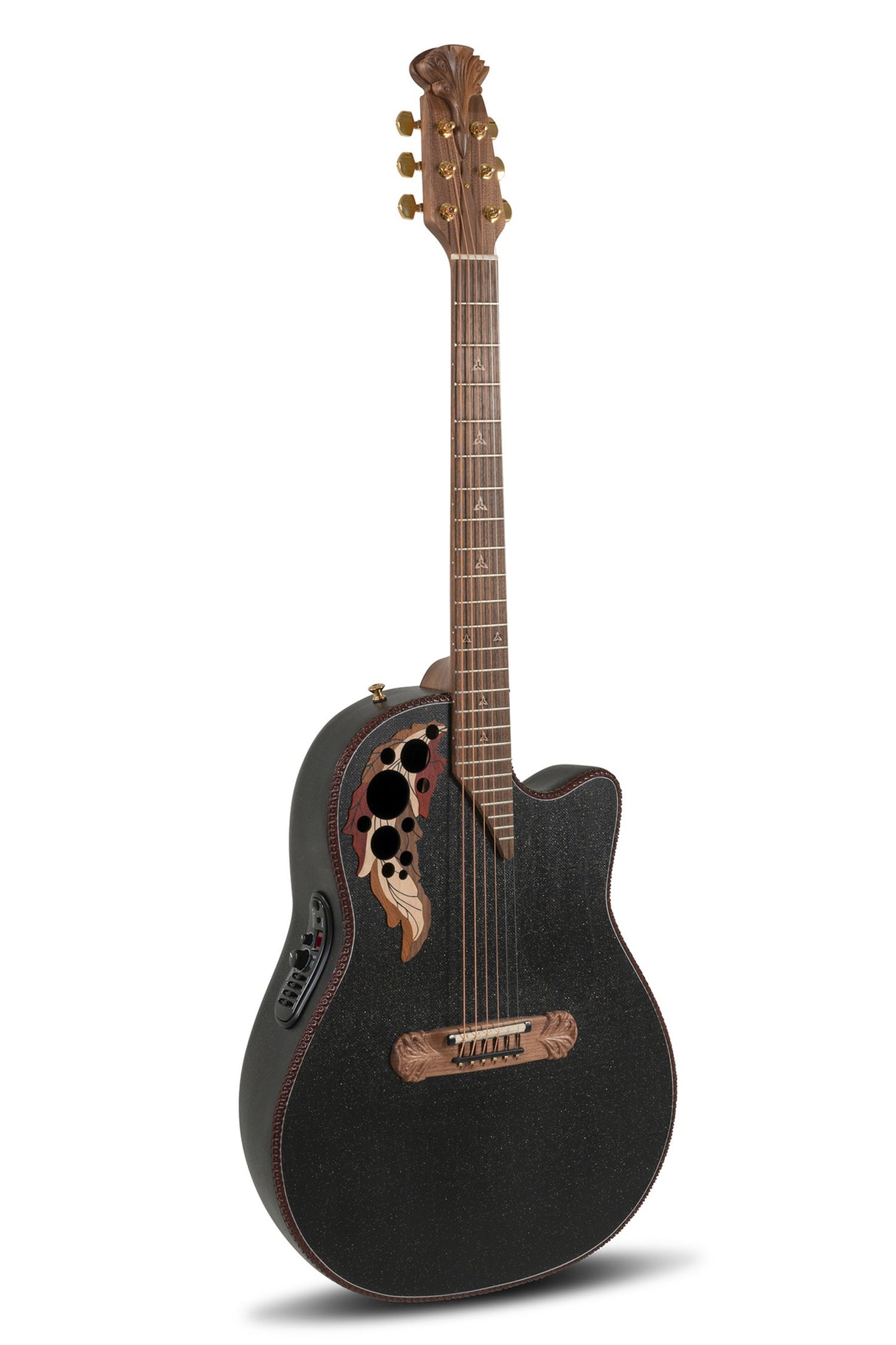 Adamas E-Acoustic Guitars 2087GT Deep Contour Cutaway - Black (2087GT-5-G)