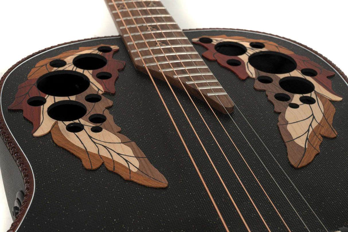 Adamas E-Acoustic Guitars 1687GT Deep Non-Cutaway - Black (1687GT-5-G)