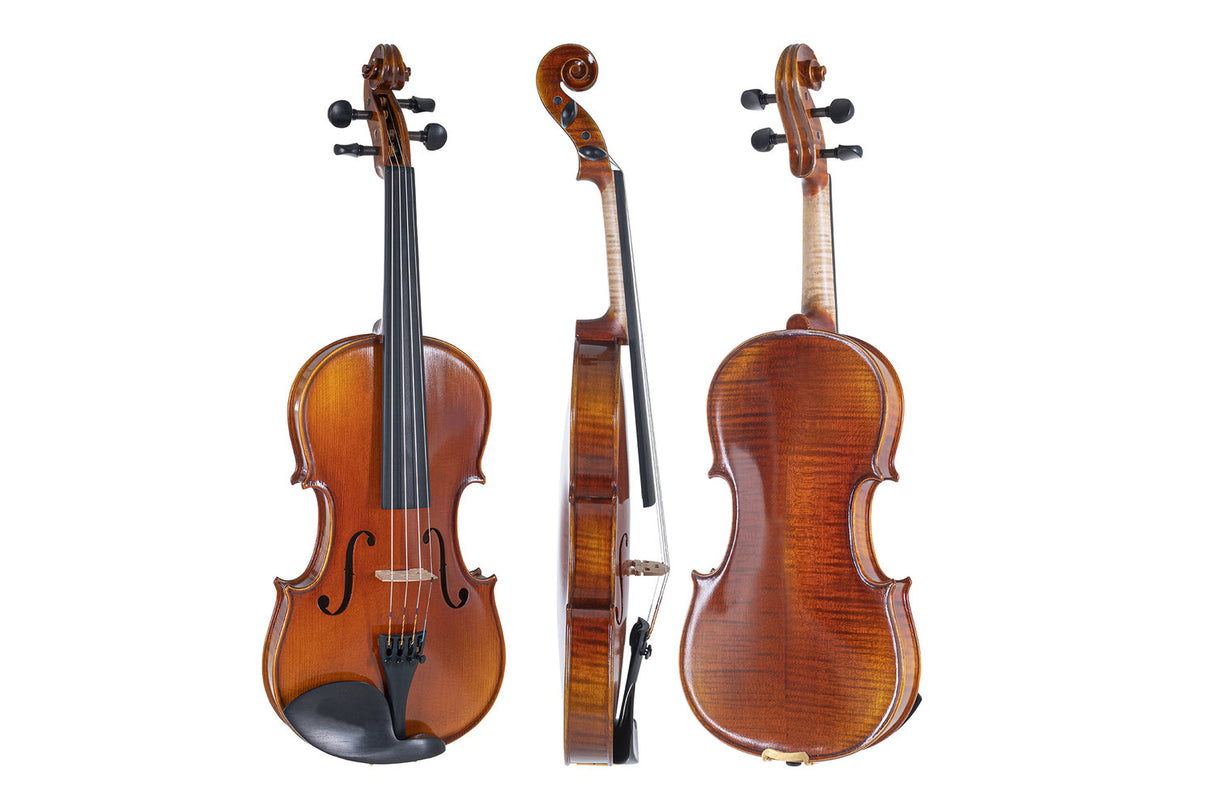 GEWA Violins Maestro 1 - 1/2 (Ready to play incl. shaped case, without bow, with Larsen Aurora strings)
