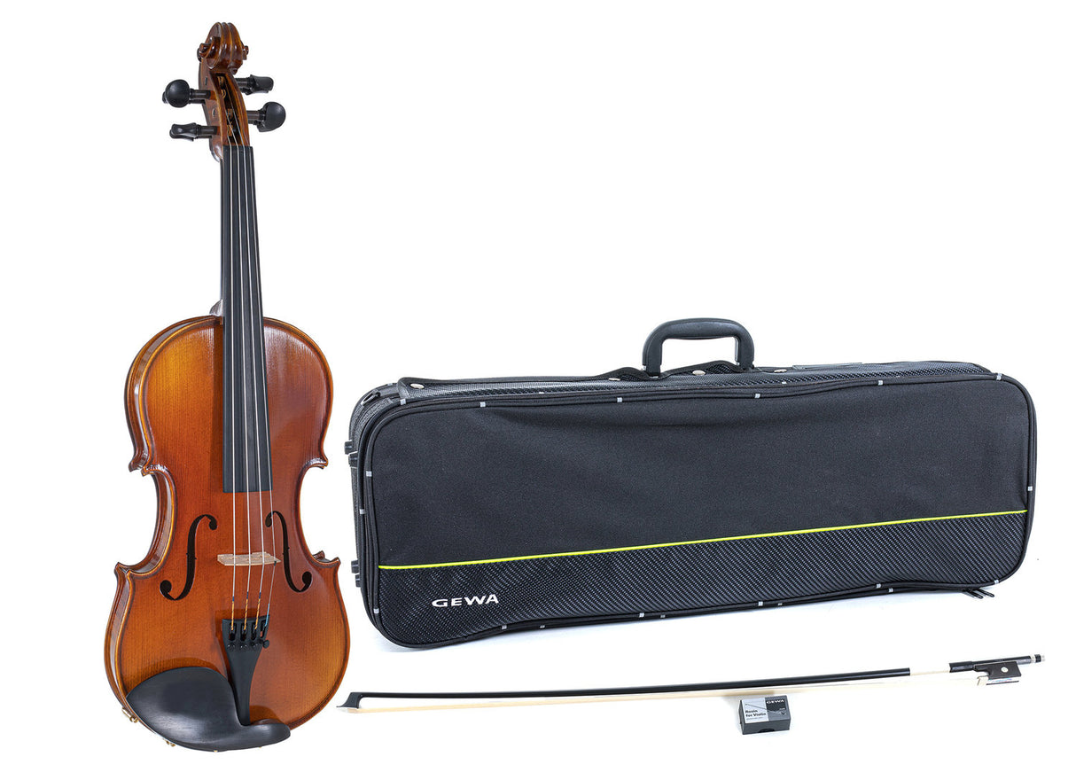GEWA Violins Maestro 1 - 1/2 (Ready to play including violin case, carbon bow and Larsen Aurora strings)