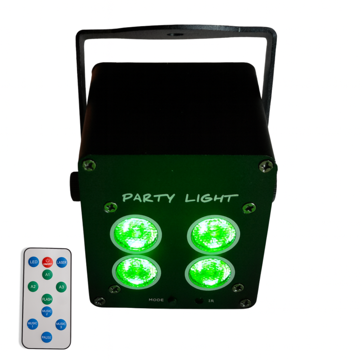 LIGHT4ME ACCU PAR 4x3W rechargeable spotlight 360