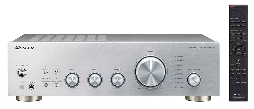 Pioneer A-40AE Amplifier Silver