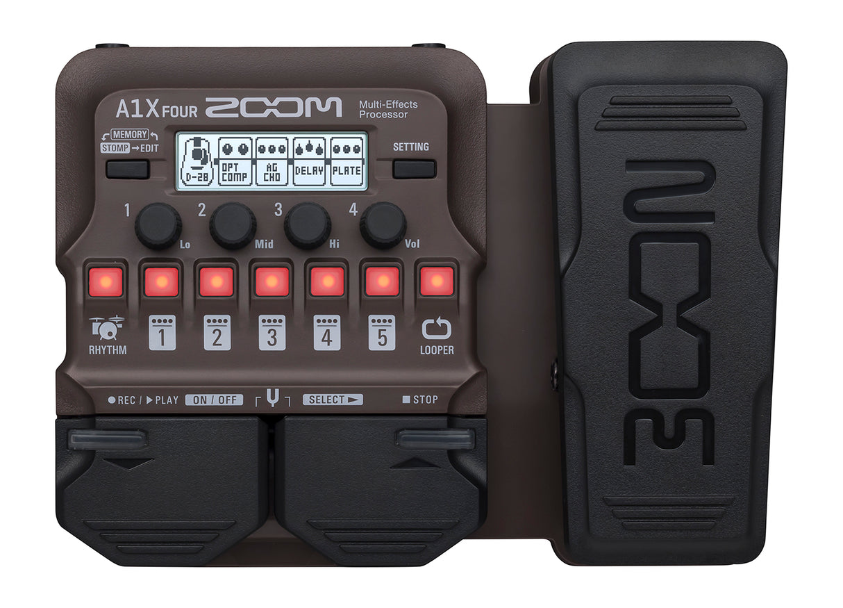 Zoom A1X Four Acoustic Effects Pedal