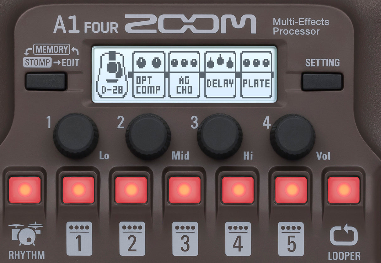 Zoom A1 Four Acoustic Effects Pedal