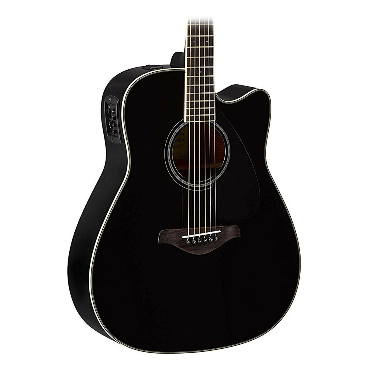 Yamaha FX370C Electronic Acoustic Guitar (Black)