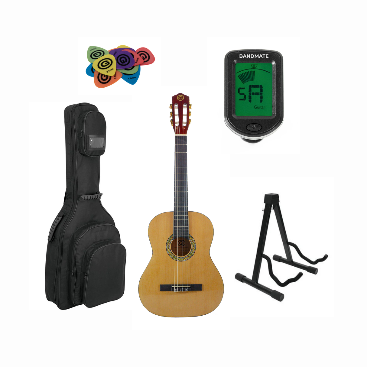 Grooveland Classic Spanish Guitar Starter Pack