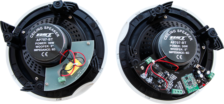 Built-in speaker set with. Bluetooth