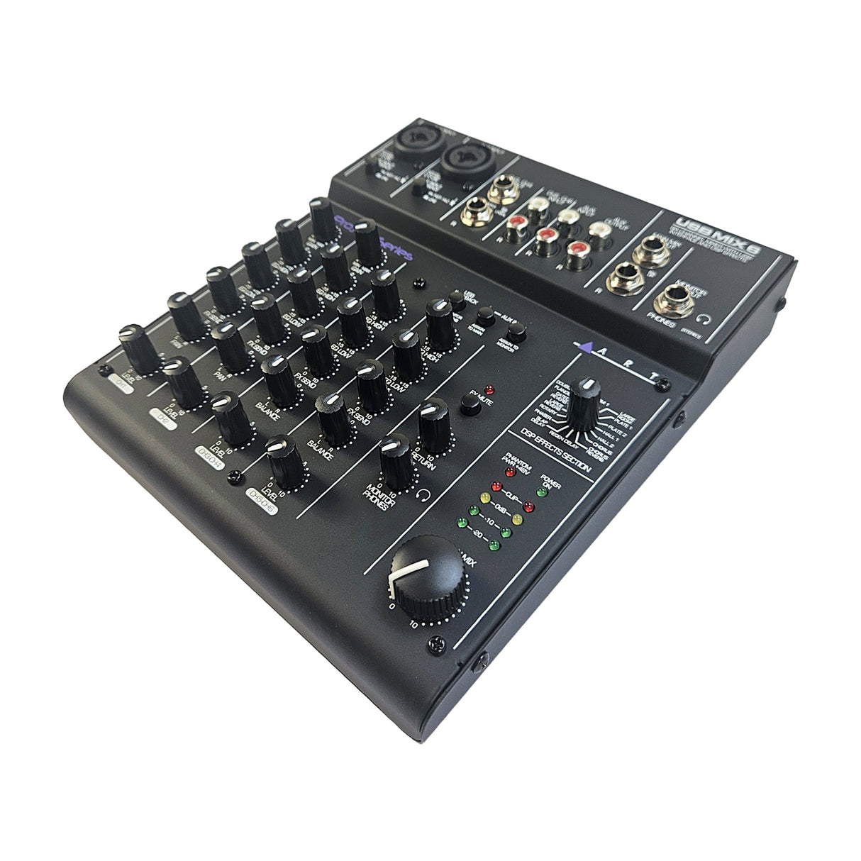 ART Mixer 6 kanaler med USB interface