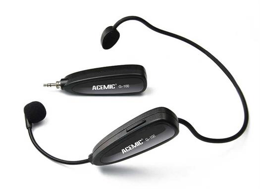 Acemic wireless headset for speech. Model G-100