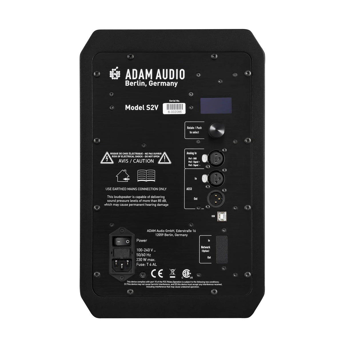 Adam S2V Studio Monitor (+free U-bracket)