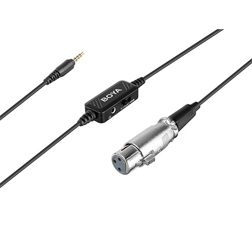 Boya iOS adapterkabel XLR til TRRS (BY-BCA6)
