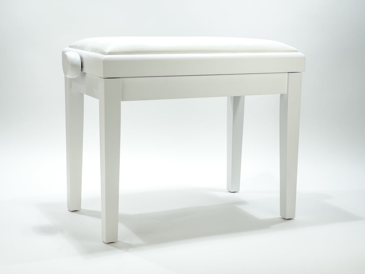 BandMate PB200 Piano Bench Deluxe (Matte white)