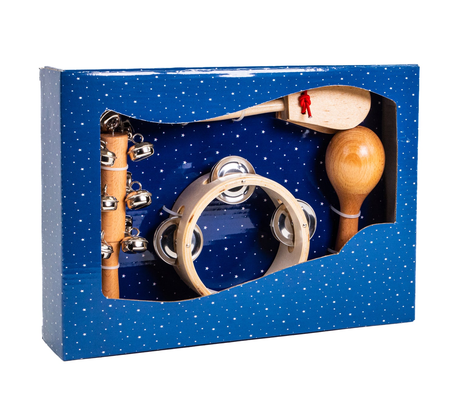 Children's Wooden Percussion Gift Box w. 4 pieces